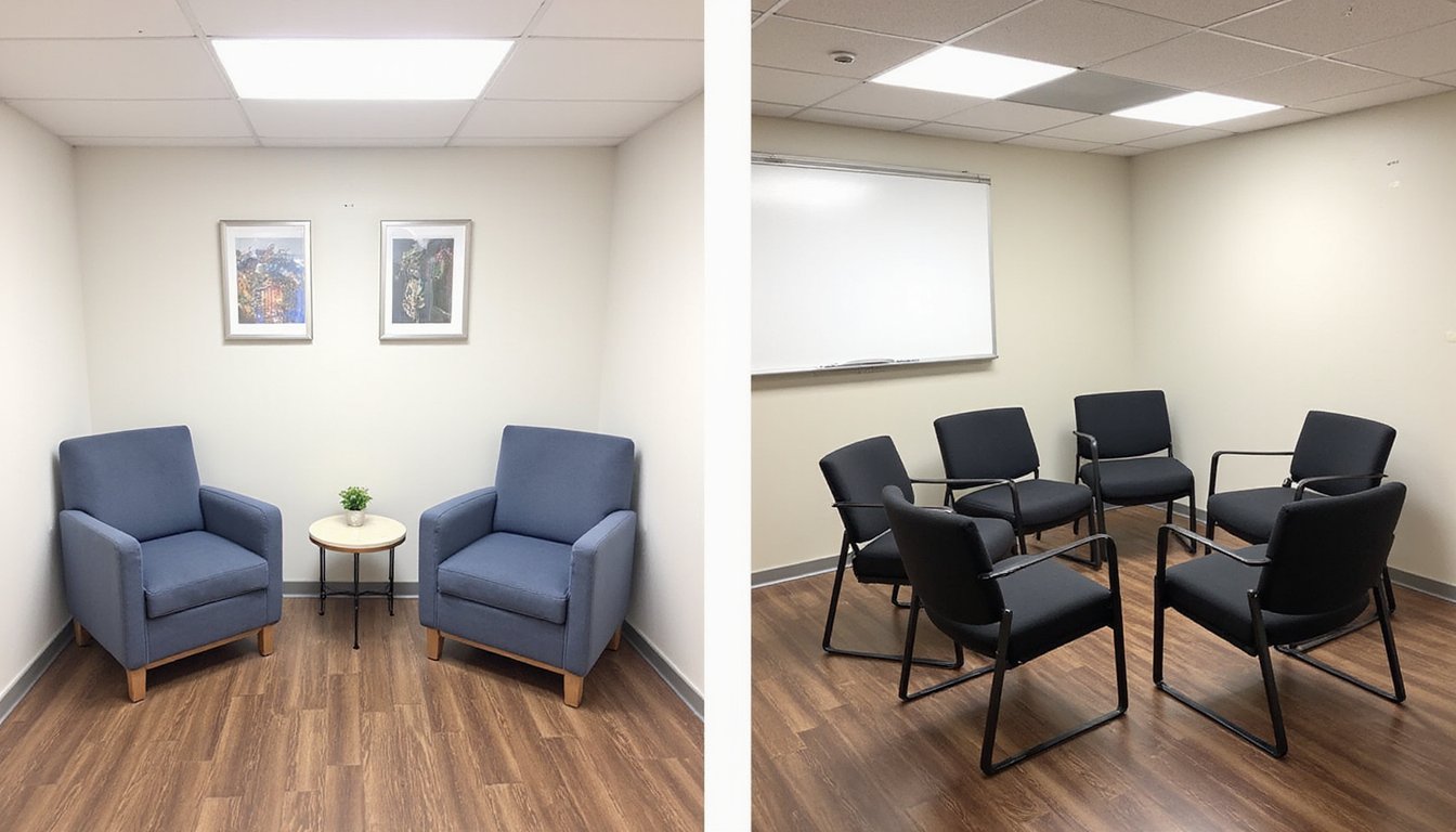 comparing individual and group psychotherapy